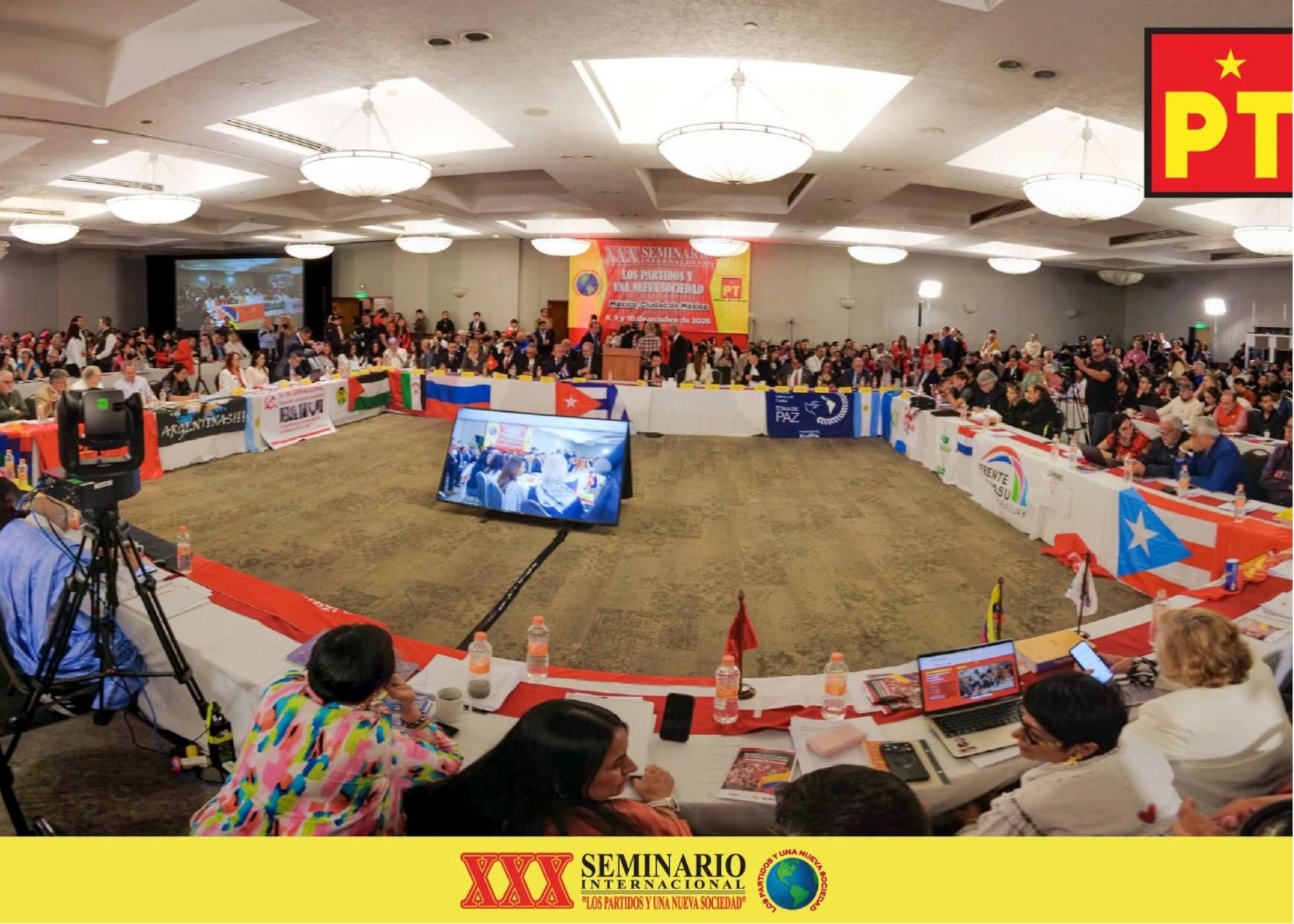 Petro y Díaz-Canel encabezan inauguración del XXX Seminario Internacional “Los Partidos y una Nueva Sociedad” en México Petro y Díaz-Canel encabezan inauguración del XXX Seminario Internacional “Los Partidos y una Nueva Sociedad” en México
